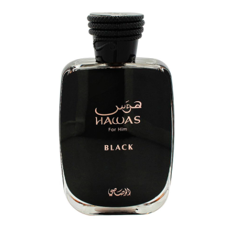 Rasasi Hawas Black For Him, Eau De Parfum, 100ml